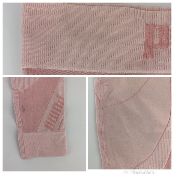 Puma NWT Pink Evostripe Evoknit 7/8 Tights, Small - Picture 14 of 16